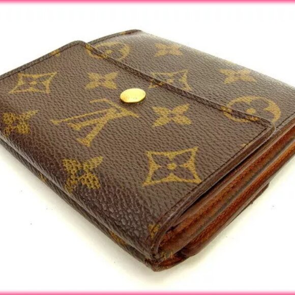 Louis Vuitton W Hook Wallet Monogram Monogram Canvas Authentic Used T12719 - Picture 4 of 7